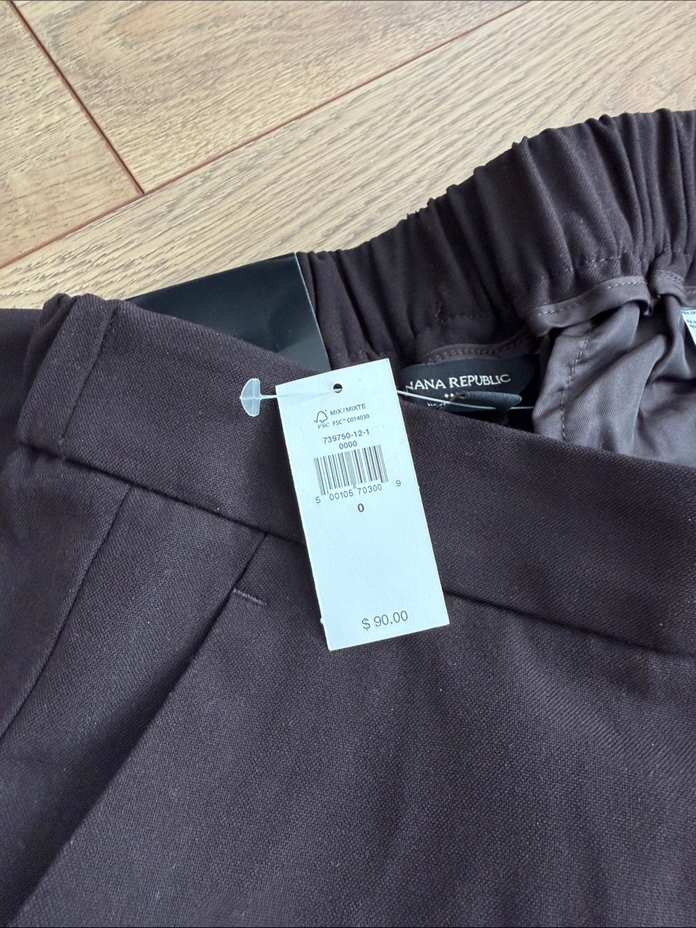 NWT Banana Republic Dark Brown Hayden Dress Pants - Picture 10 of 12